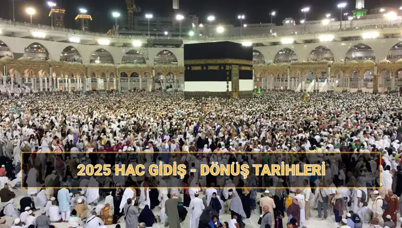 2025 Hac Seyahati: Gidiş-Dönüş Tarihleri ve Fiyatlar Açıklandı